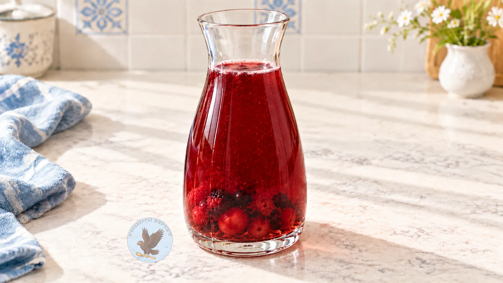 Компот из замороженных ягод
